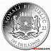 2023  Somalian Elephant 1 Oz African Wildlife Silver Coin