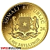 1 Ounce 2024 Somalian Elephant Gold Coin