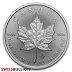 Tube of 25 x 1 Ounce 2024 Silver Maple Leaf Coin 