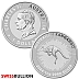 1 Ounce 2024 Silver Kangaroo - Tube of 25 Coins