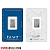 5 Gram PAMP Fortuna Platinum Bar