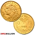 Swiss Half-Vreneli Gold Coin (Swiss Miss) - 10 Franc