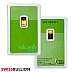 1 Gram Valcambi Green Gold bar