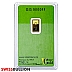 1 Gram Valcambi Green Gold bar