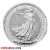 Tube of 25 x 1 Ounce 2025 Silver British Britannia Coin