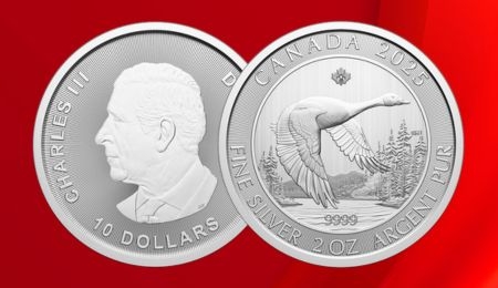 The 2 Oz 2025 Canada Goose Silver Coin - Available Now